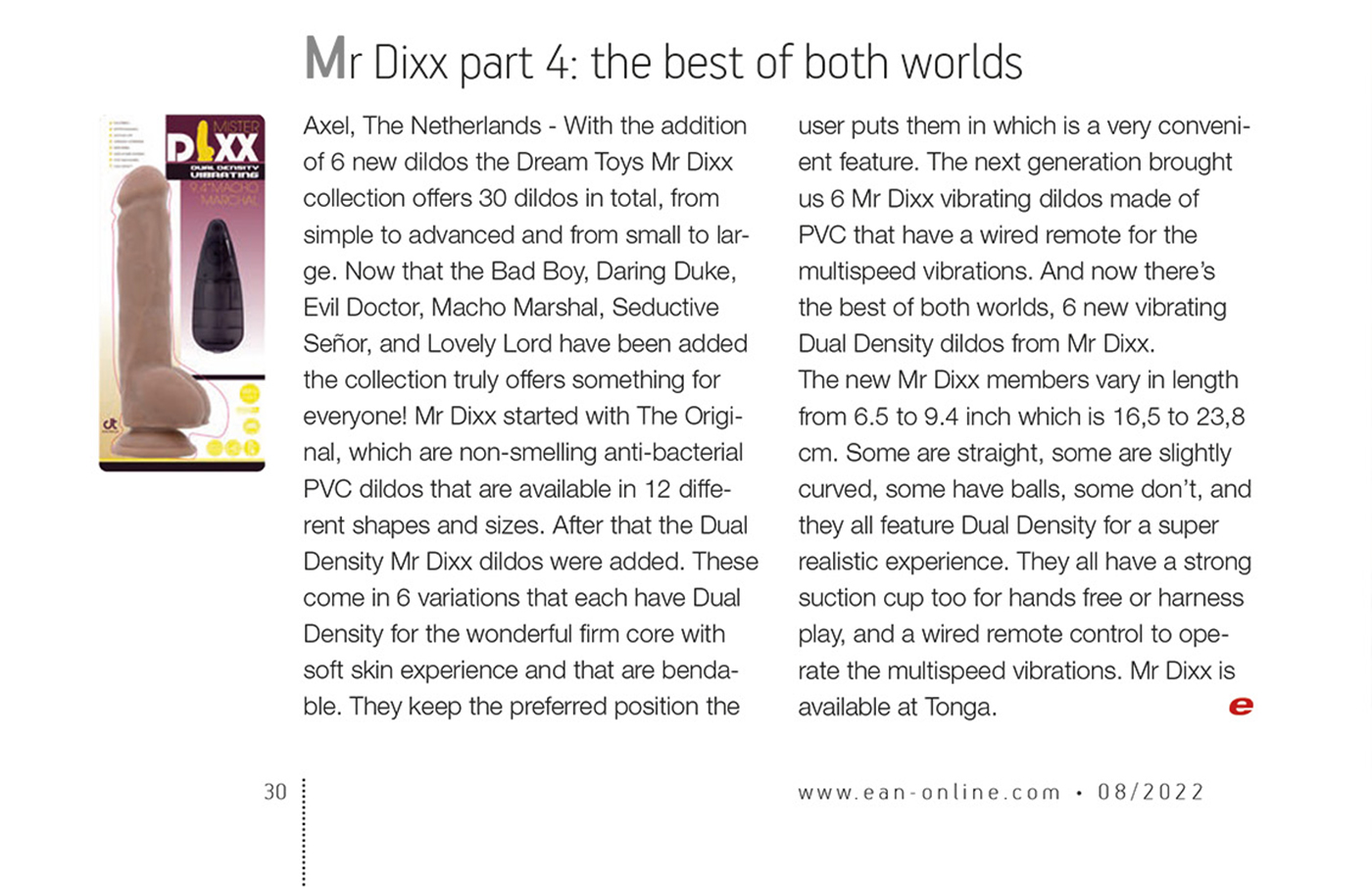2022-08 EAN - Dream Toys Mr Dixx